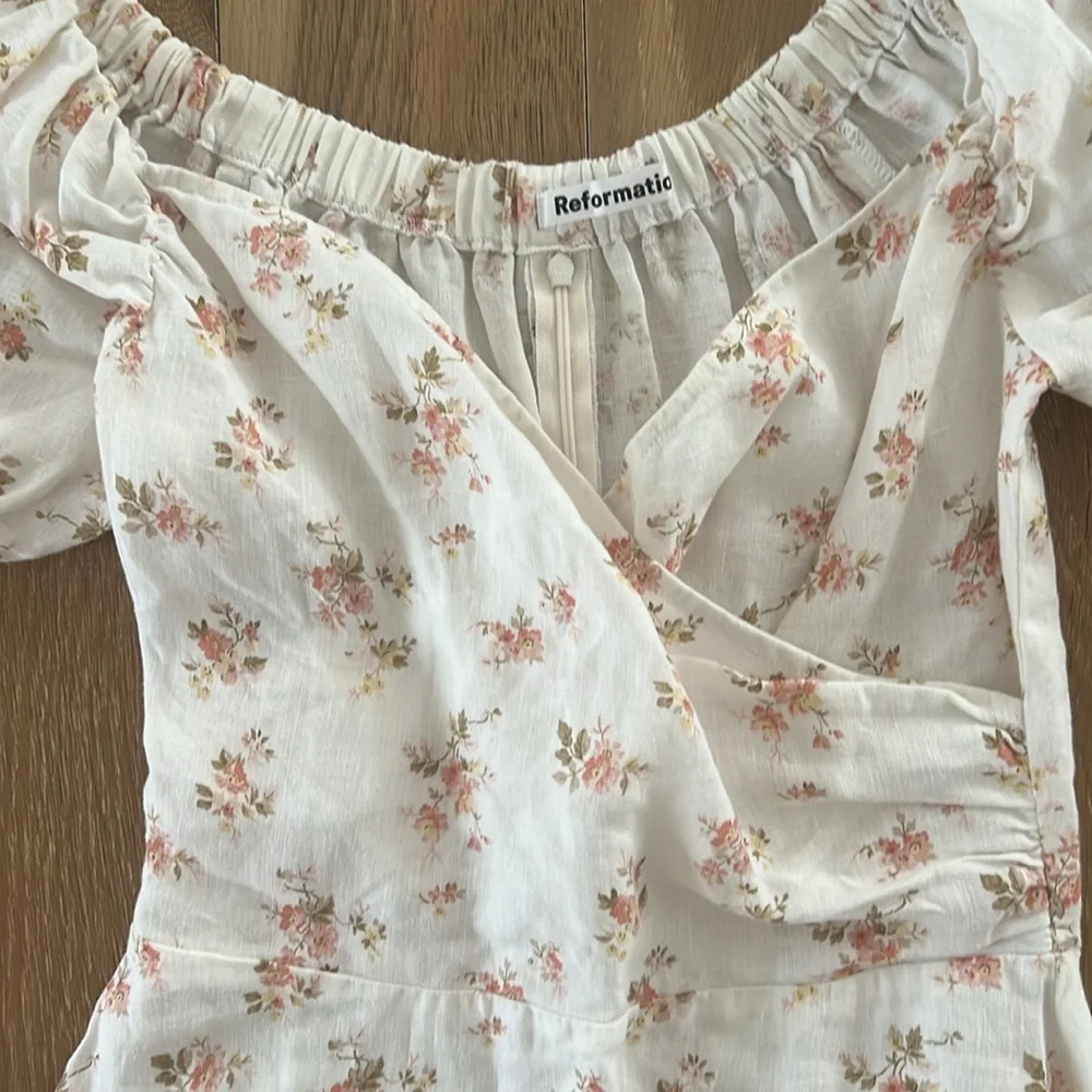 Reformation Bowie Linen Dress - Picture 4 of 8